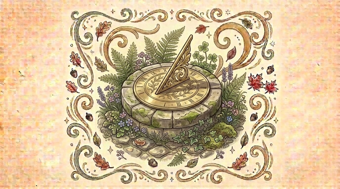 Illustration cadran solaire, article « Progression annuelle maths 5e 2026-2027 : trame spiralée par période »