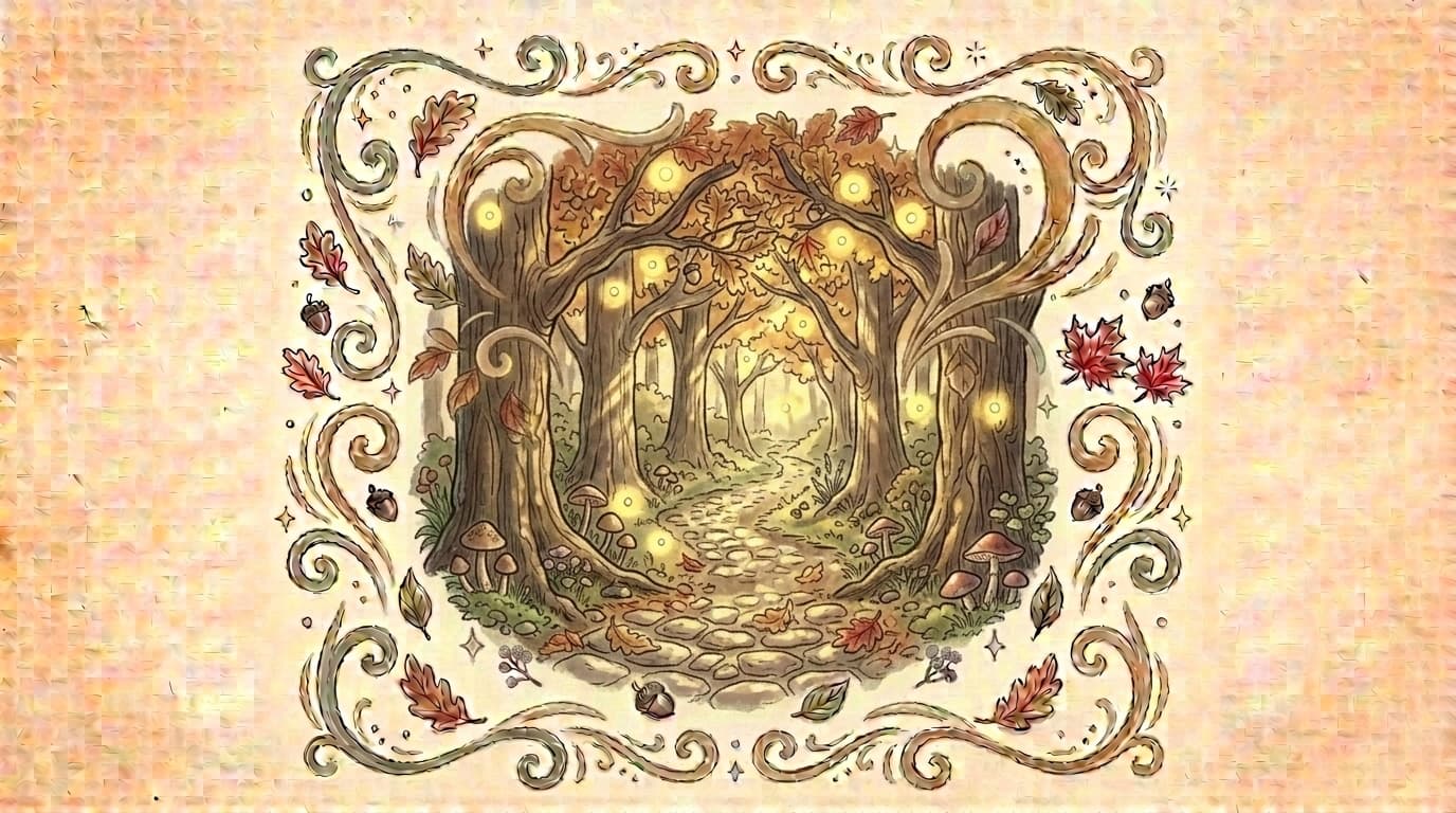 Illustration sentier en forêt, article « Burn-out enseignant : quand la préparation devient un poids »
