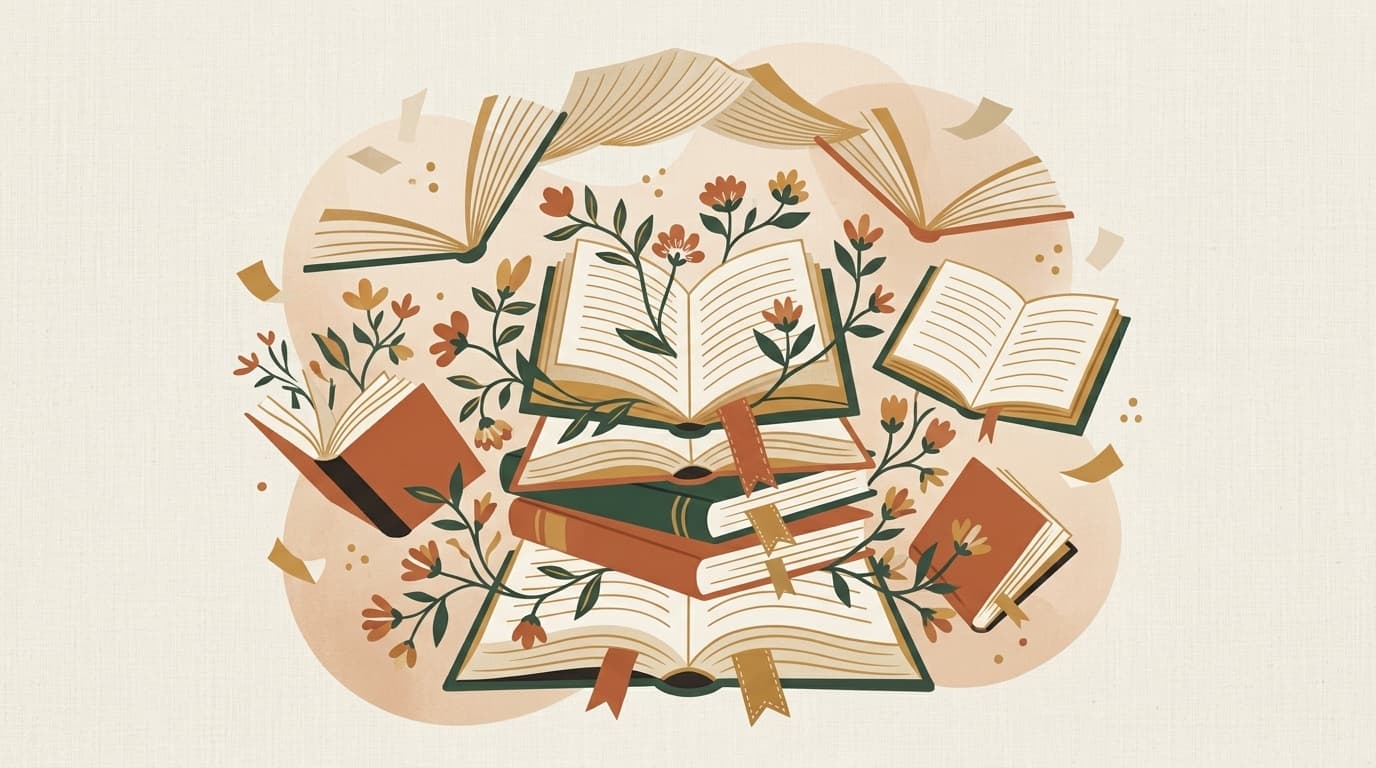 Illustration livres empilés, article « Différenciation pédagogique : comment adapter vos cours sans y passer la nuit »